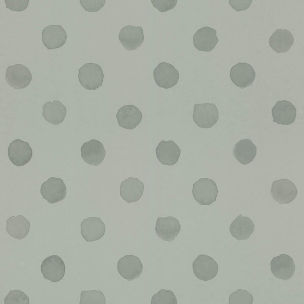 Green non-woven wallpaper dots Bambino XIX Rasch 252057