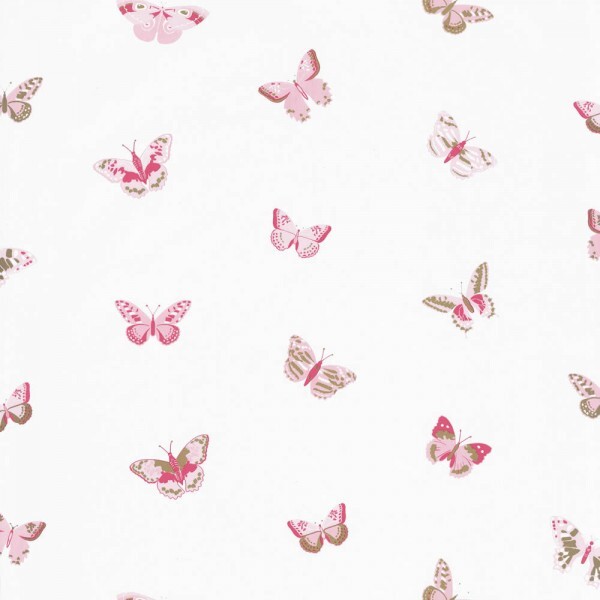 wallpaper pink butterflies