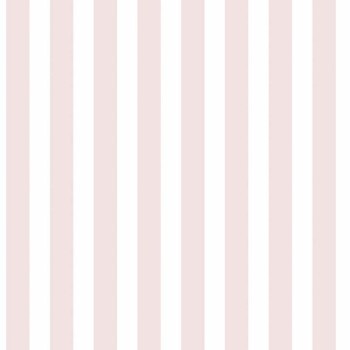 Geometric pattern pink and white non-woven wallpaper Tiny Tots 2 Essener G78403