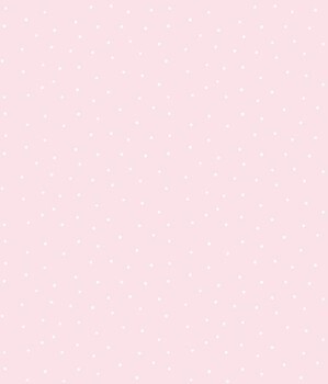 Pünktchen Niedliche Papiertapeten Tapete rosa und weiß Pippo Rasch Textil 104592
