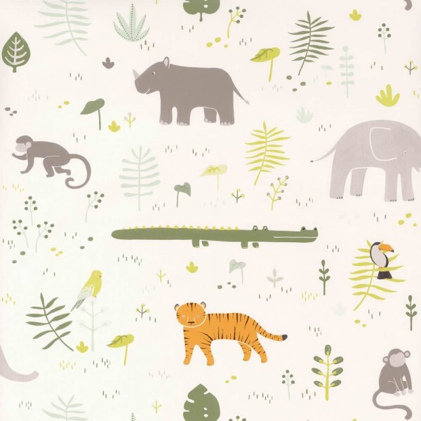 wallpaper green animals jungle