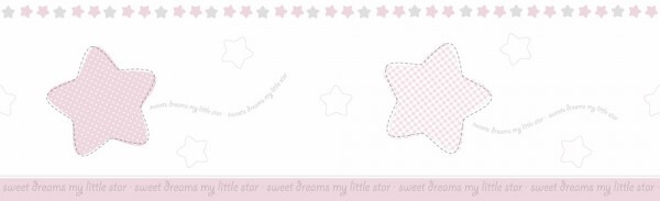 Borte Sterne Rosa-Weiß Mädchen Lullaby