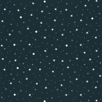 Vliestapete Nacht-Blau Leuchtende Sterne Our Planet