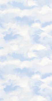 sky clouds wallpaper blue and white Caselio - Young and free Texdecor YNF103366000