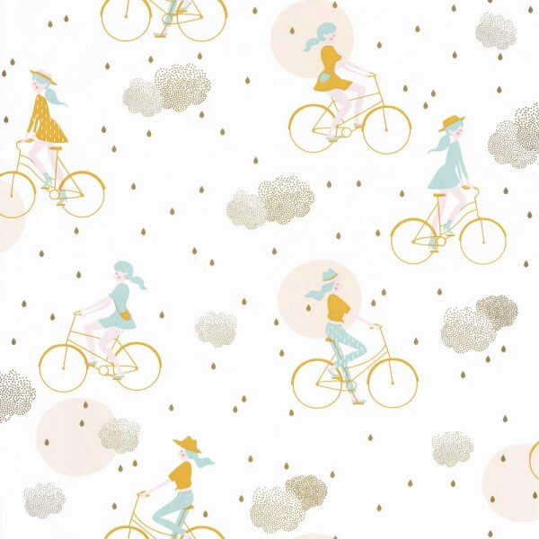 wallpaper white bicycle