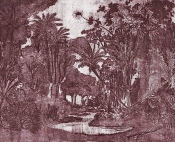 Wandbild Dschungel Natur Violett Tenue de Ville ODE 62-ODED191412
