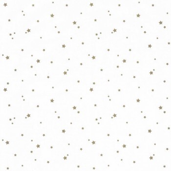 wallpaper white golden stars