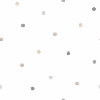 confetti non-woven wallpaper white and beige Tiny Tots 2 Essener G78365