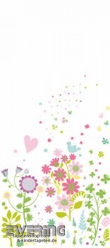 Wandbild Bunt Blumen Vliestapete