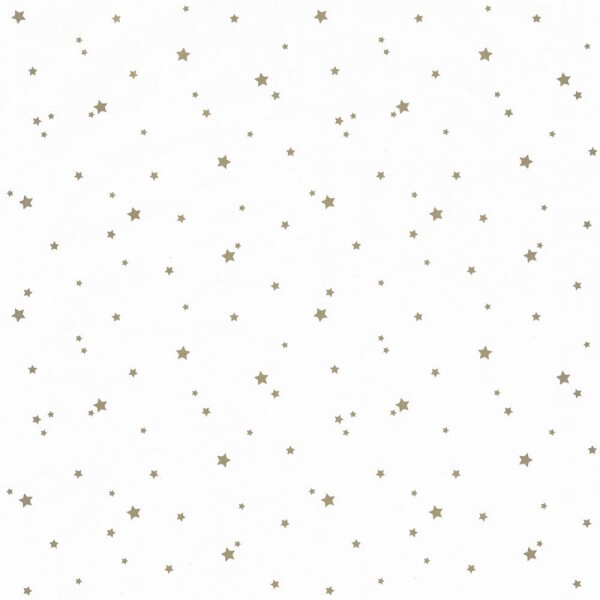 wallpaper white golden stars