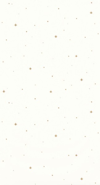 Weiß und braune Tapete kleine Sternchen Caselio - Autour du Monde ADM103472000