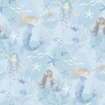 starfish underwater wallpaper blue Tiny Tots 2 Essener G78388