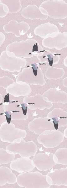 Wolkenmotive Himmel Wandbild taupe Olive & Noah Behang Expresse INK7819