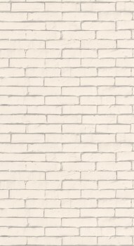 Bricks Cream Wallpaper Caselio - Young and free Texdecor YNF103290001